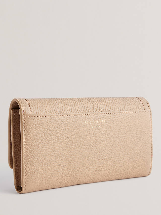 Ted Baker Imieldi Lock Detail Flapover Purse, Natural Taupe