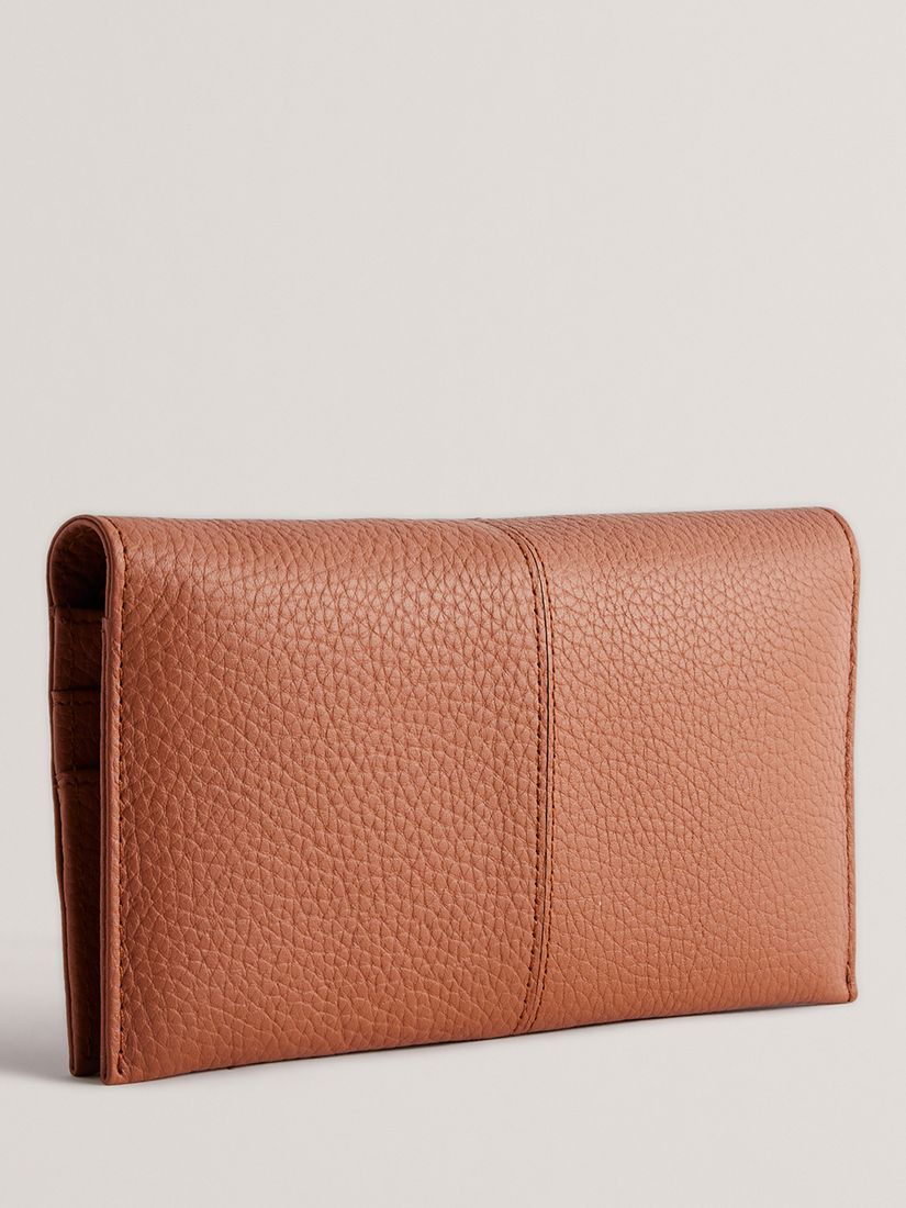 Buy Ted Baker Nishi Grainy Leather Bifold Purse, Tan Online at johnlewis.com