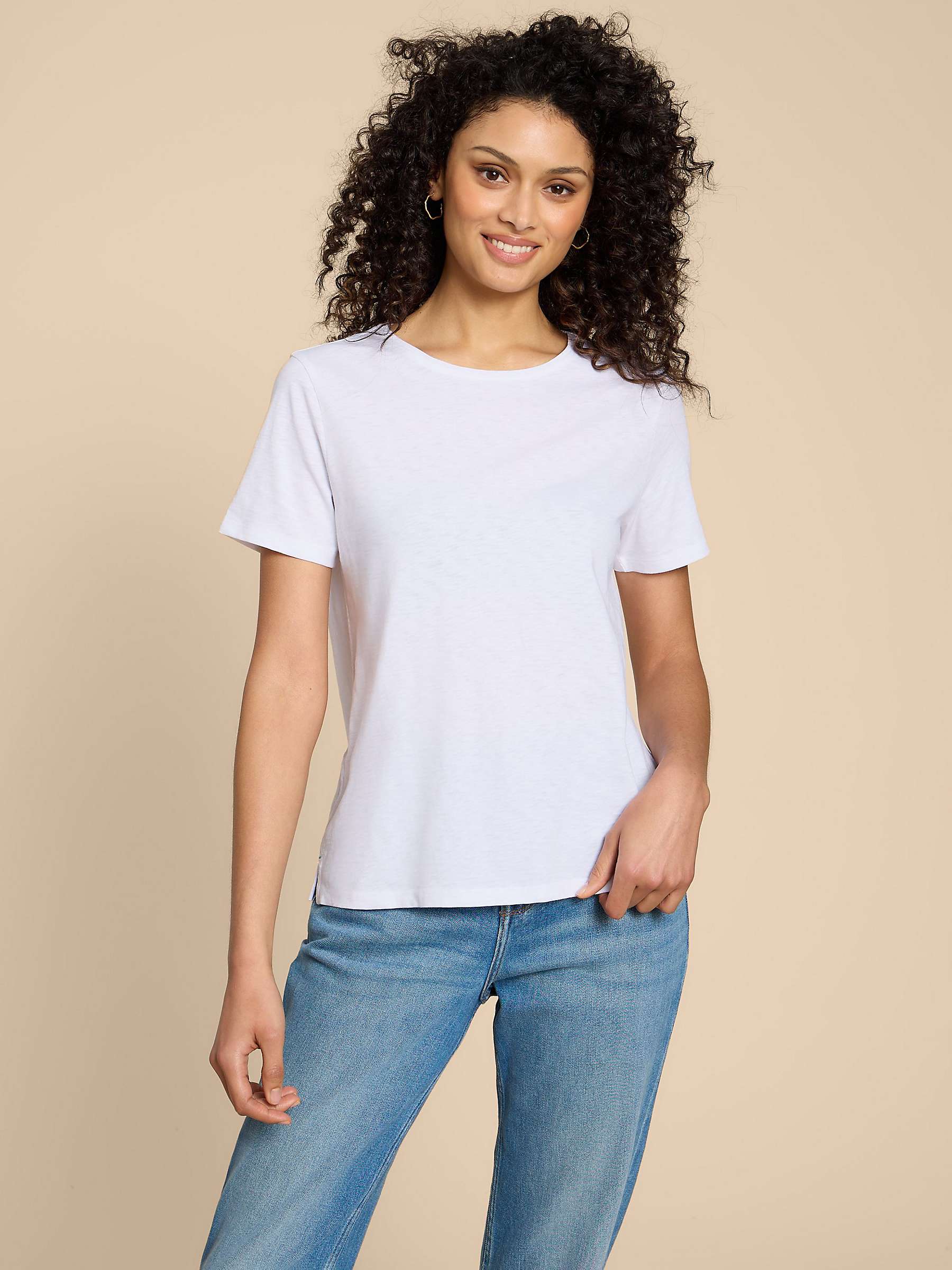 Buy White Stuff Abbie Cotton T-Shirt Online at johnlewis.com