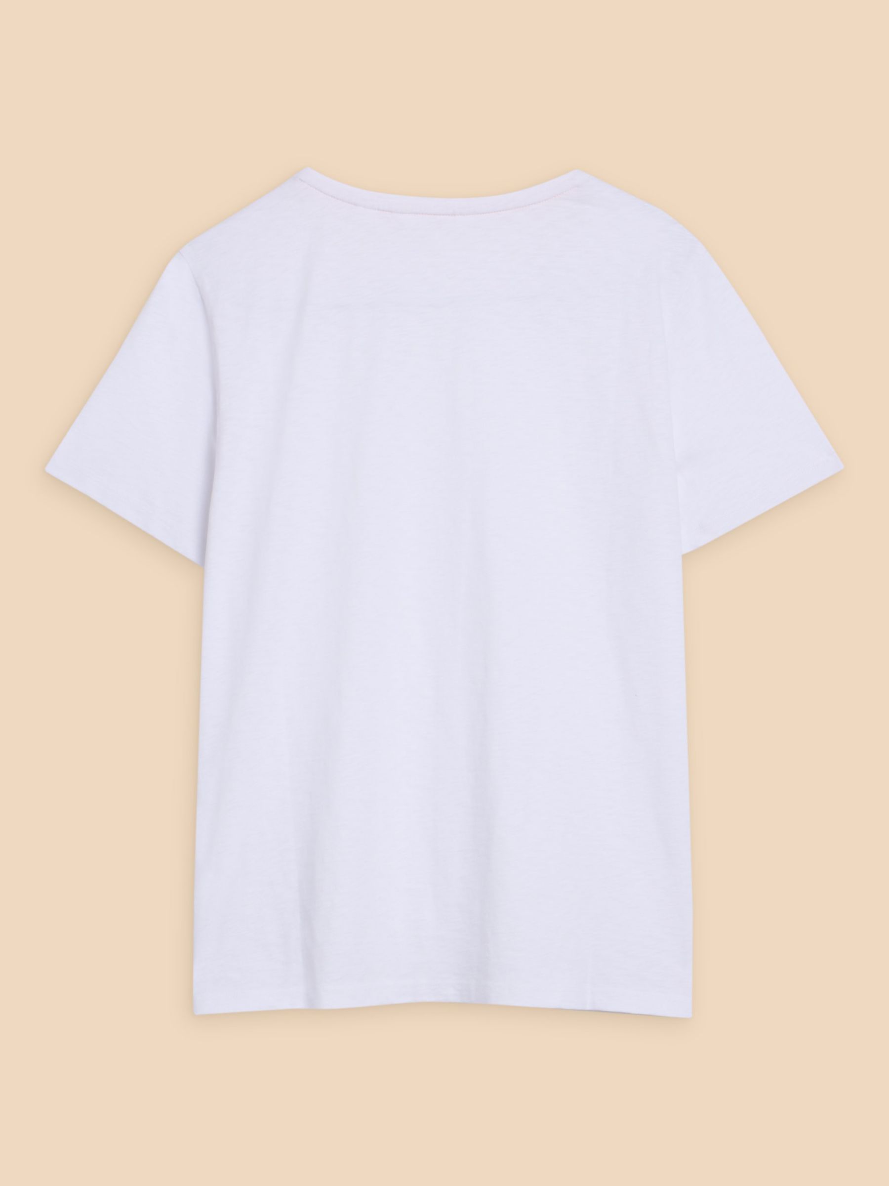 White Stuff Abbie Cotton T-Shirt, Brilliant White, 6