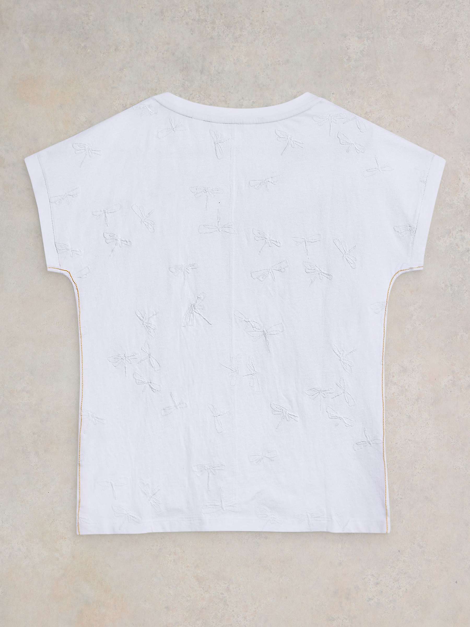 Buy White Stuff Nelly Notch Neck T-Shirt Online at johnlewis.com