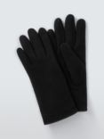 John Lewis Wool Mix Gloves, Black