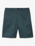 Lacoste Checked Golf Bermuda Shorts, Blue/Multi