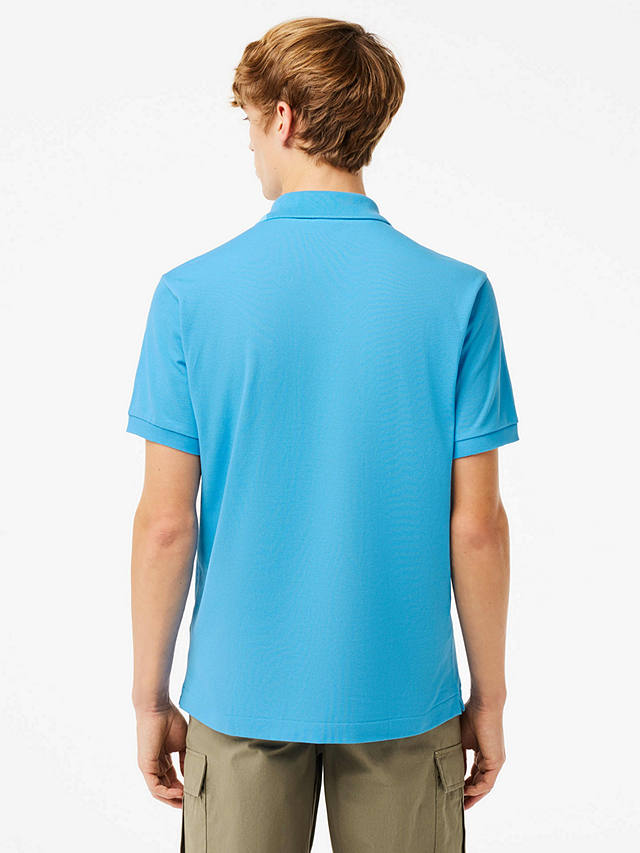 Lacoste L.12.12 Classic Regular Fit Short Sleeve Polo Shirt, Light Blue