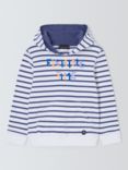 Armor Lux Kids' Fishing Time Stripe Jumper, Blue/White