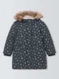 John Lewis Kids' Floral Padded Parka, Multi