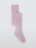 John Lewis Kids' Ribbed Tights, Lilac