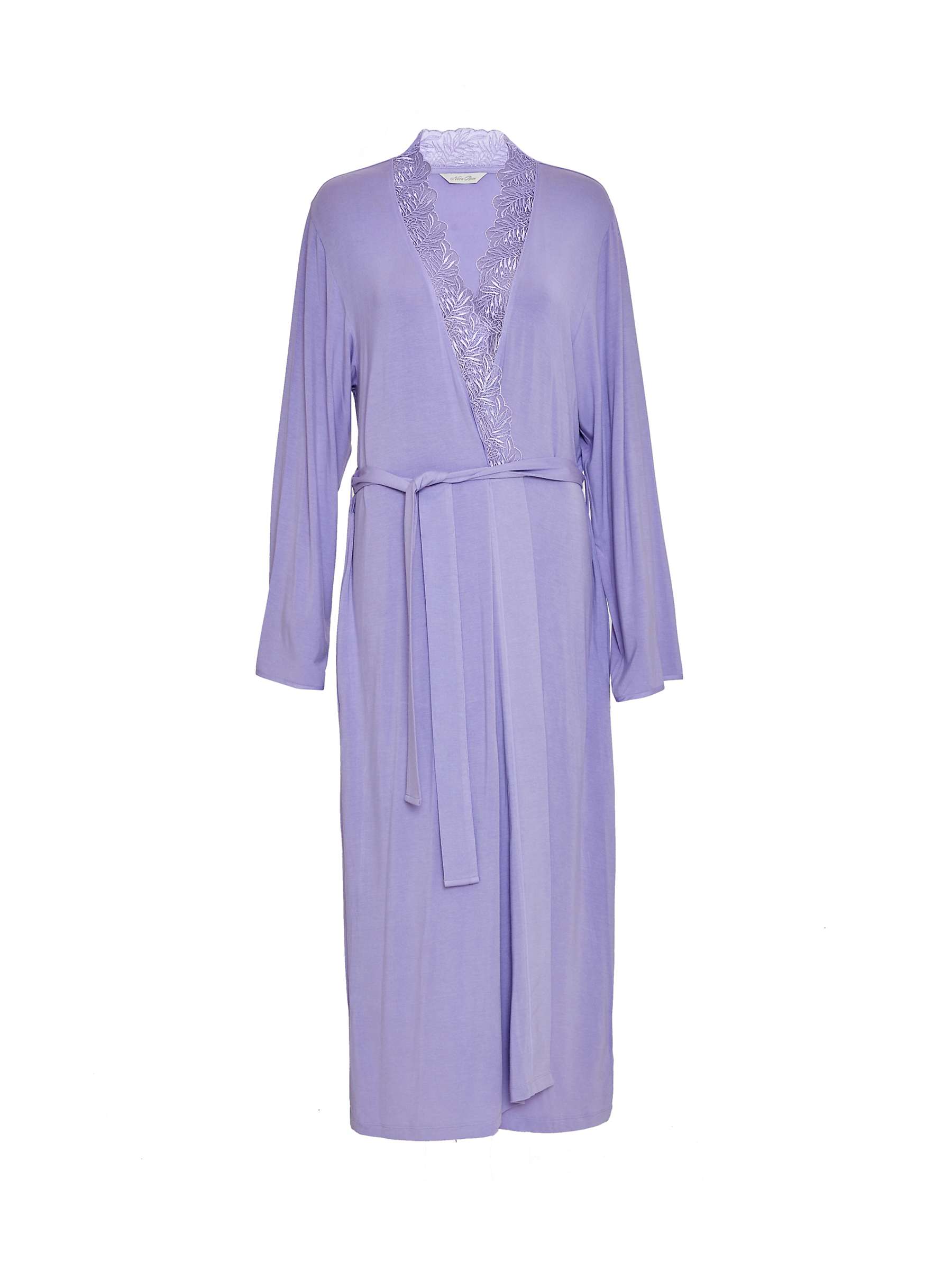 Buy Cyberjammies Lorelei Jersey Long Dressing Gown, Lilac Online at johnlewis.com