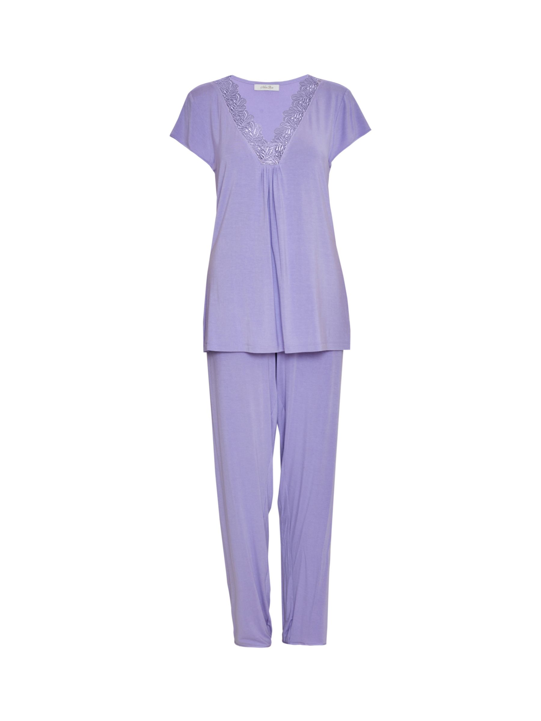 Buy Cyberjammies Lorelei Jersey Pyjama Set, Lilac Online at johnlewis.com