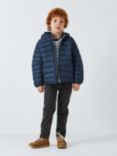 John Lewis Kids' Puffer Packaway Jacket, Blue