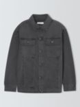 John Lewis Kids' Denim Overshirt, Black