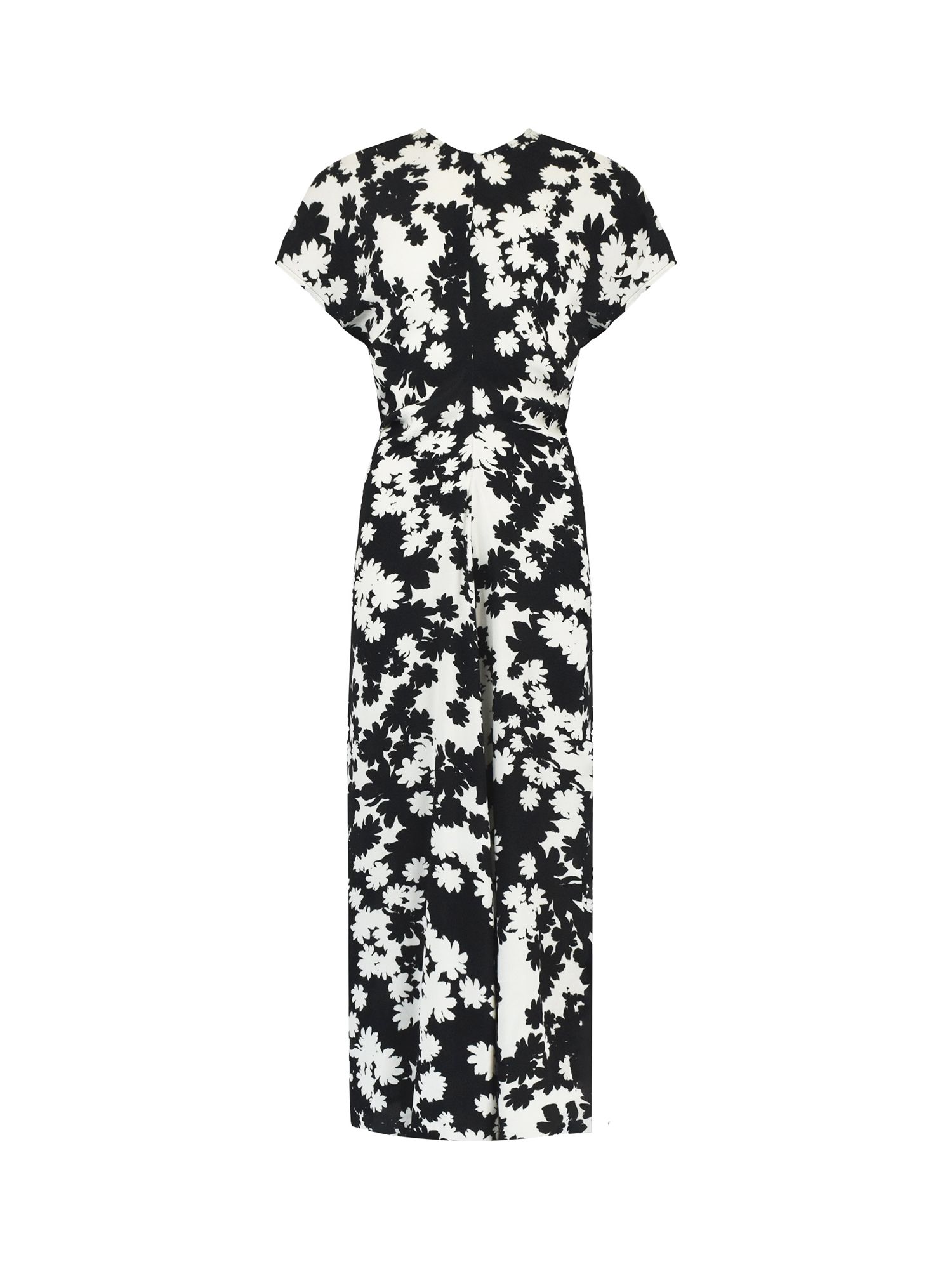 Ro&Zo Harper Floral Maxi Dress, Black/White, 10