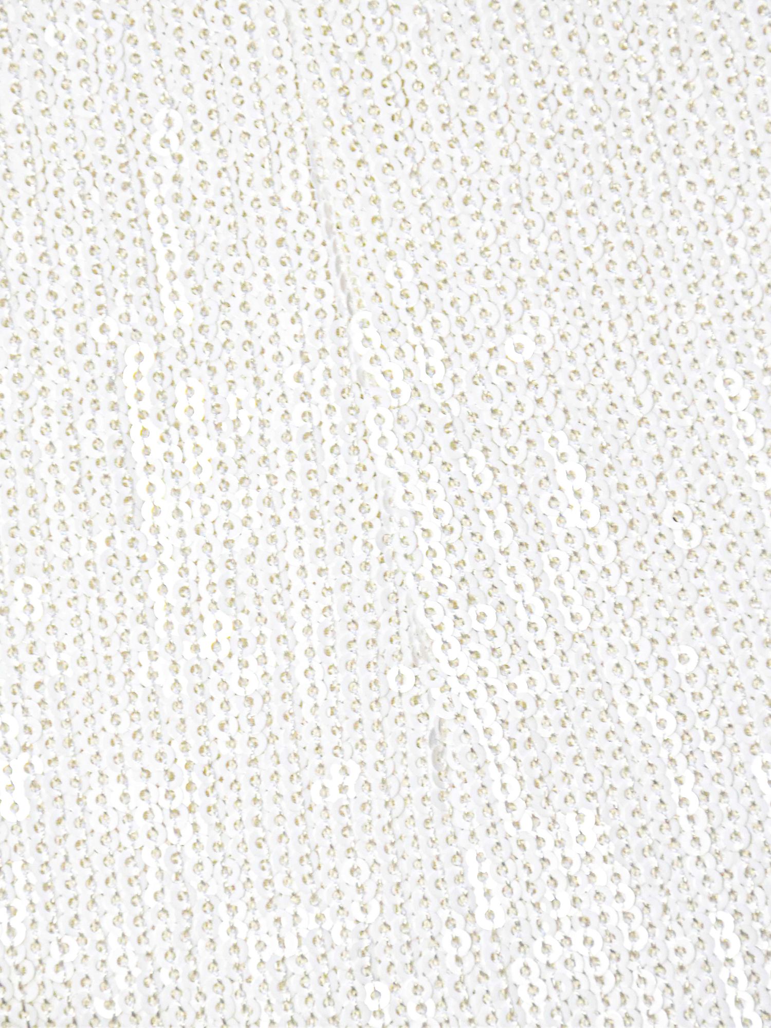 Ro&Zo Sequin Halterneck Mini Dress, White, 16