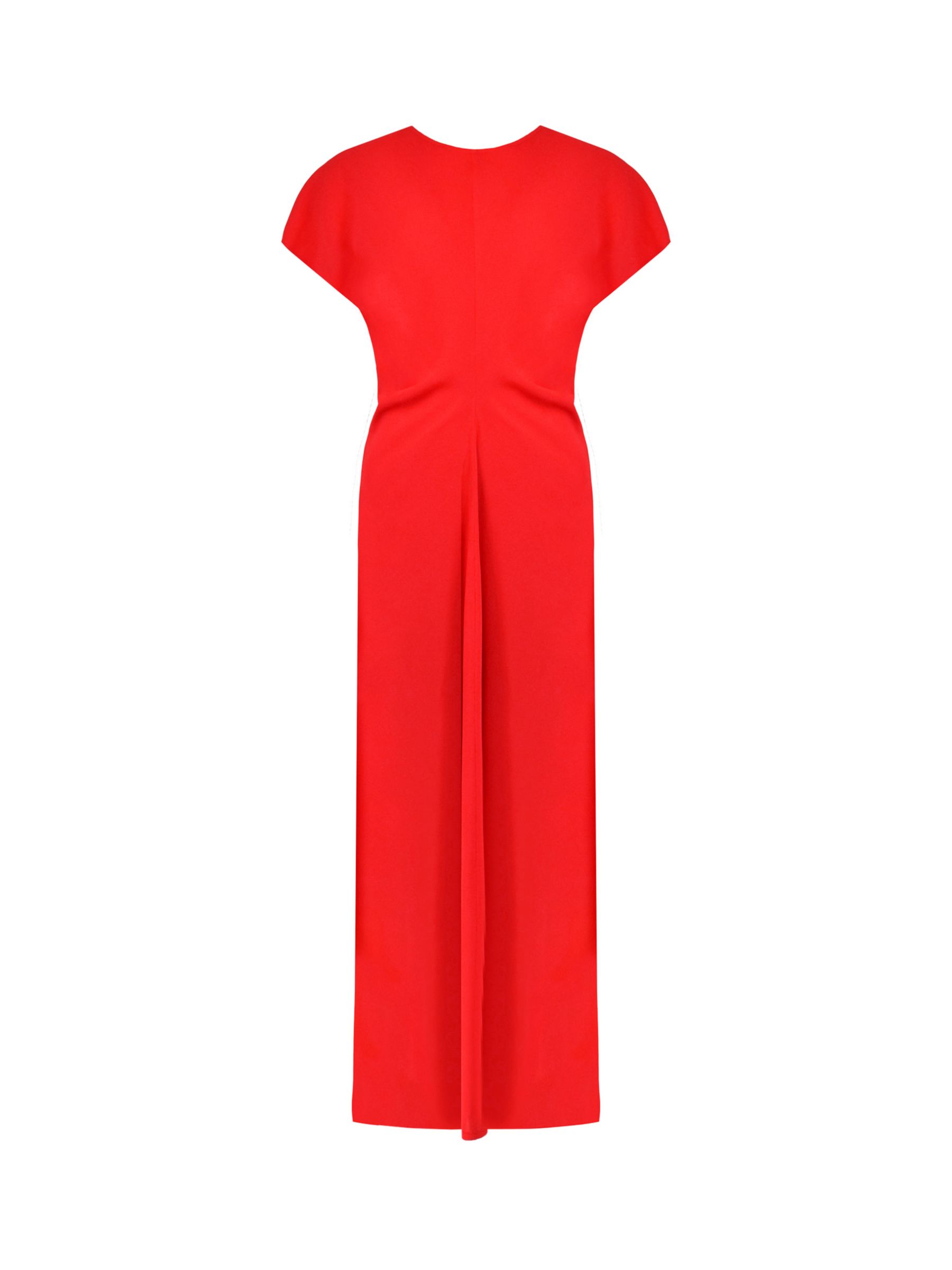 Ro&Zo Harper Flutter Sleeve Maxi Dress, Red, 14