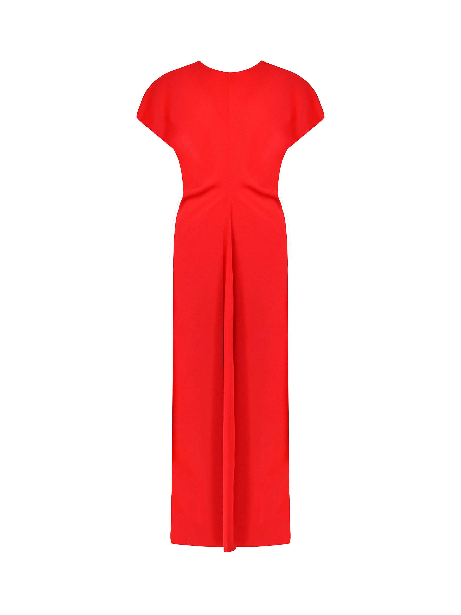 Buy Ro&Zo Harper Flutter Sleeve Maxi Dress, Red Online at johnlewis.com