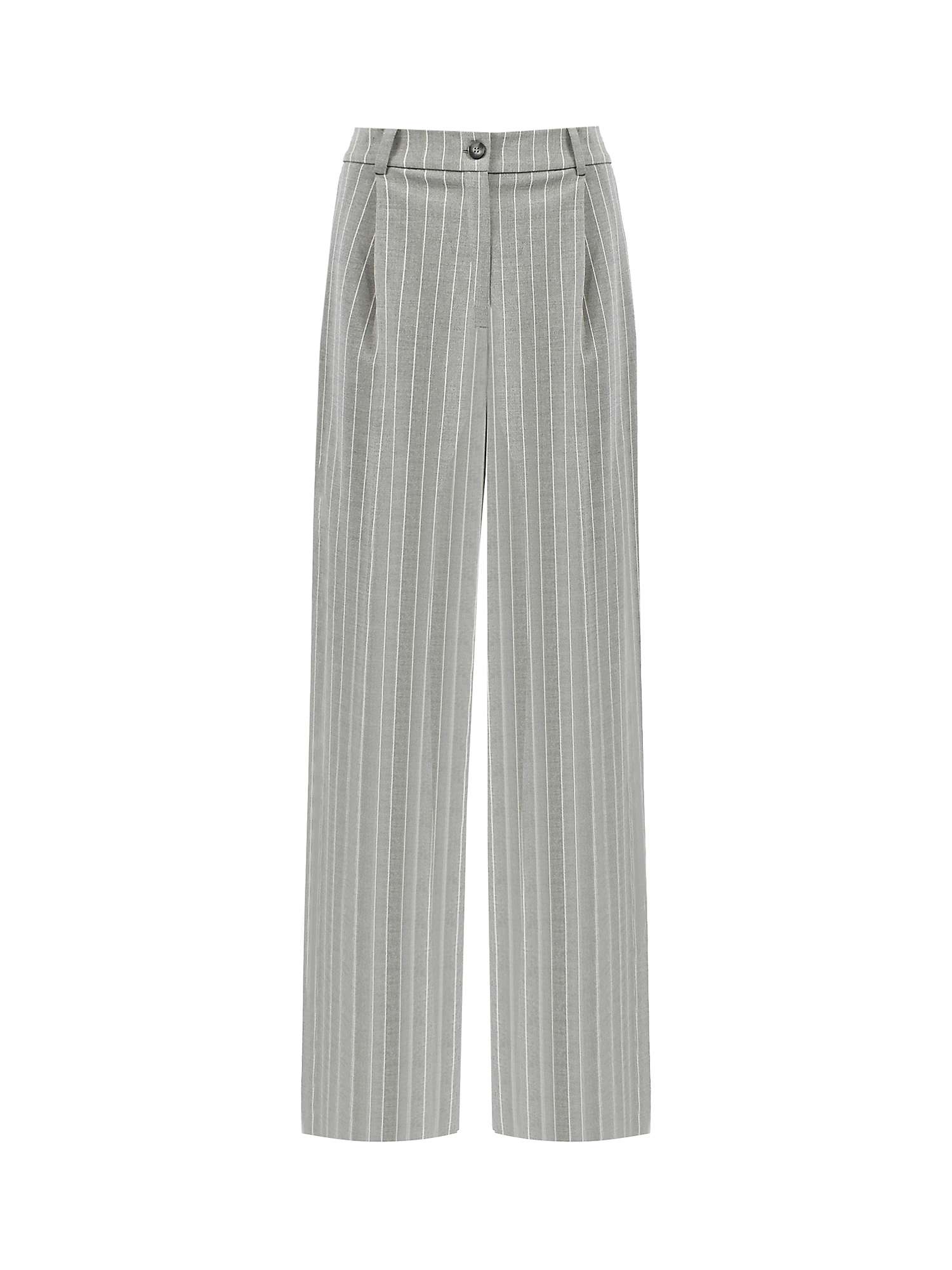 Buy Ro&Zo Petite Pinstripe Wide Leg Trousers Online at johnlewis.com