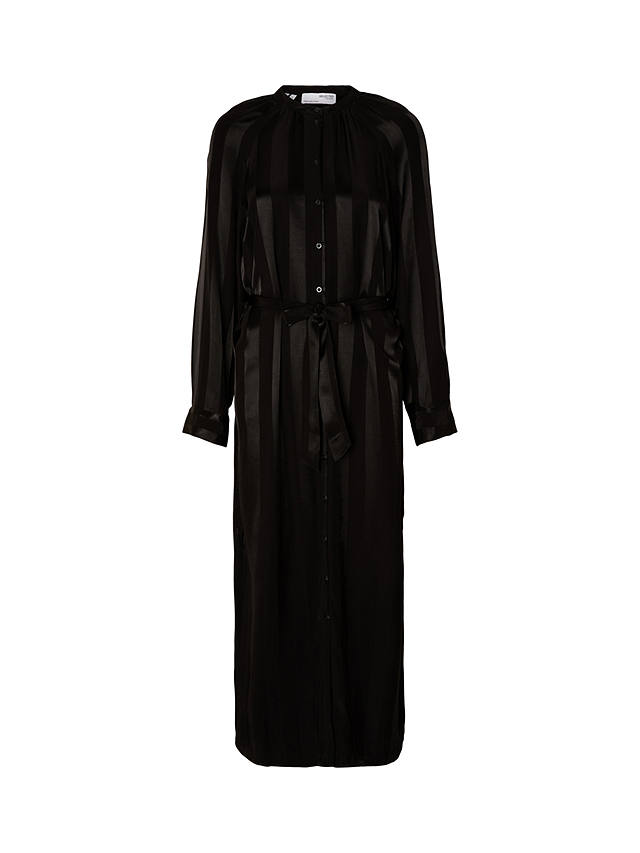 SELECTED FEMME Christel Maxi Shirt Dress, Black