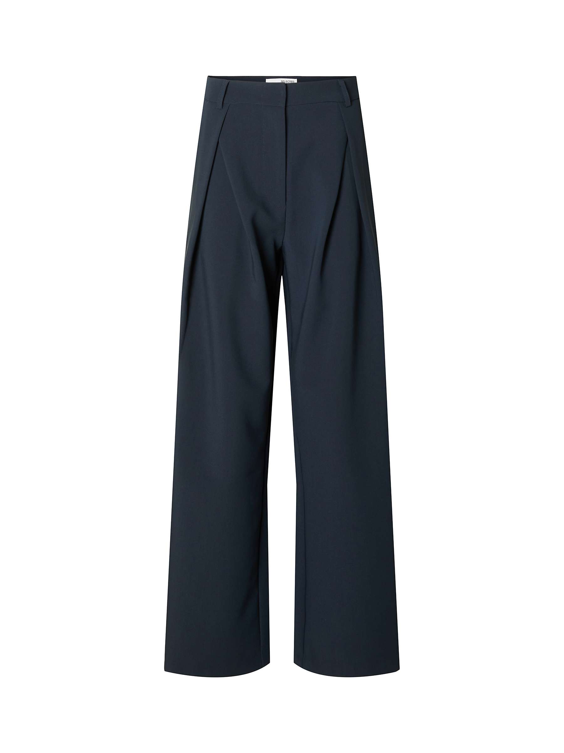 Buy SELECTED FEMME Blake High Waist Trousers, Dark Sapphire Online at johnlewis.com