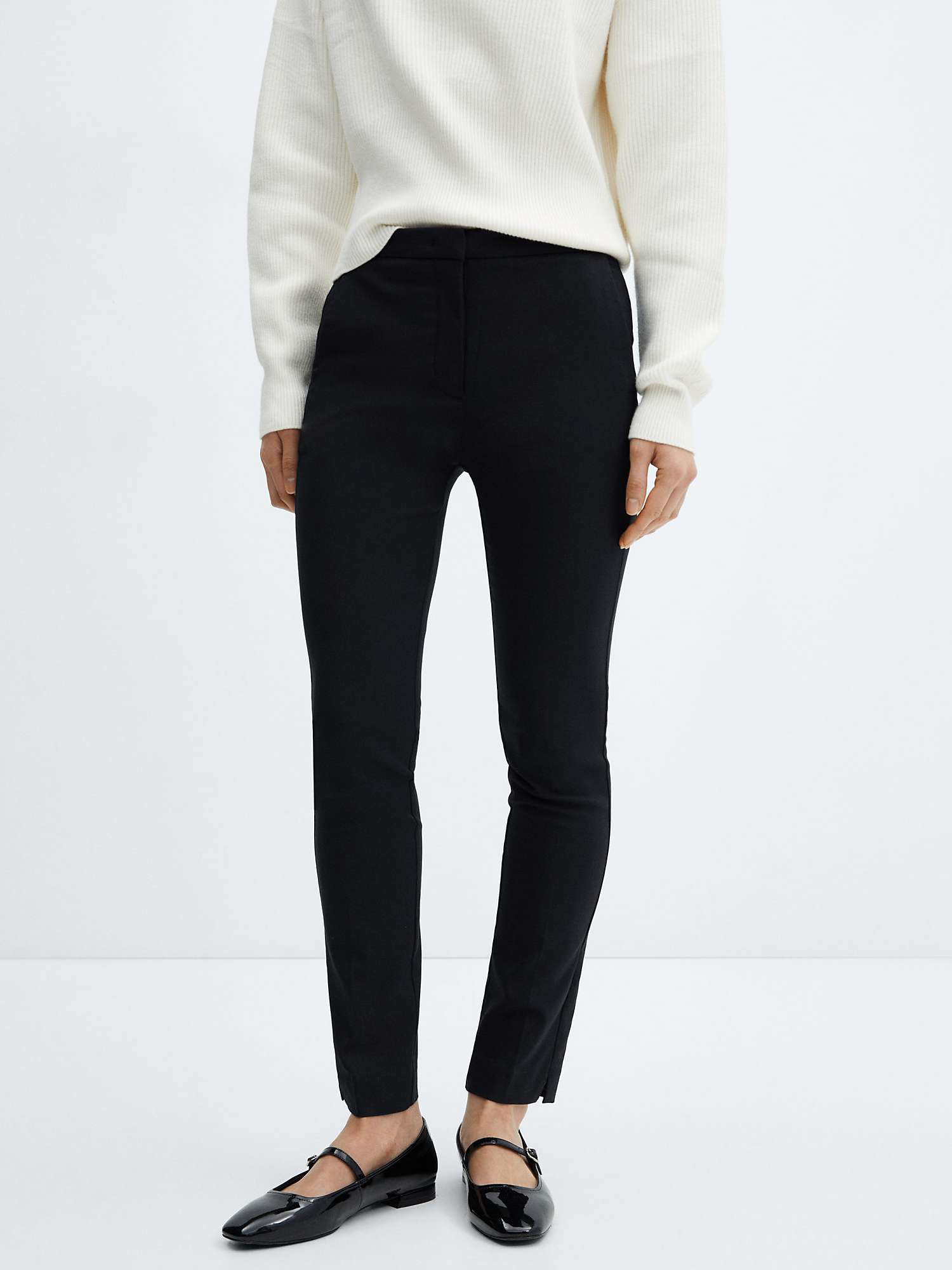 Buy Mango Cola Tailored Trousers Online at johnlewis.com