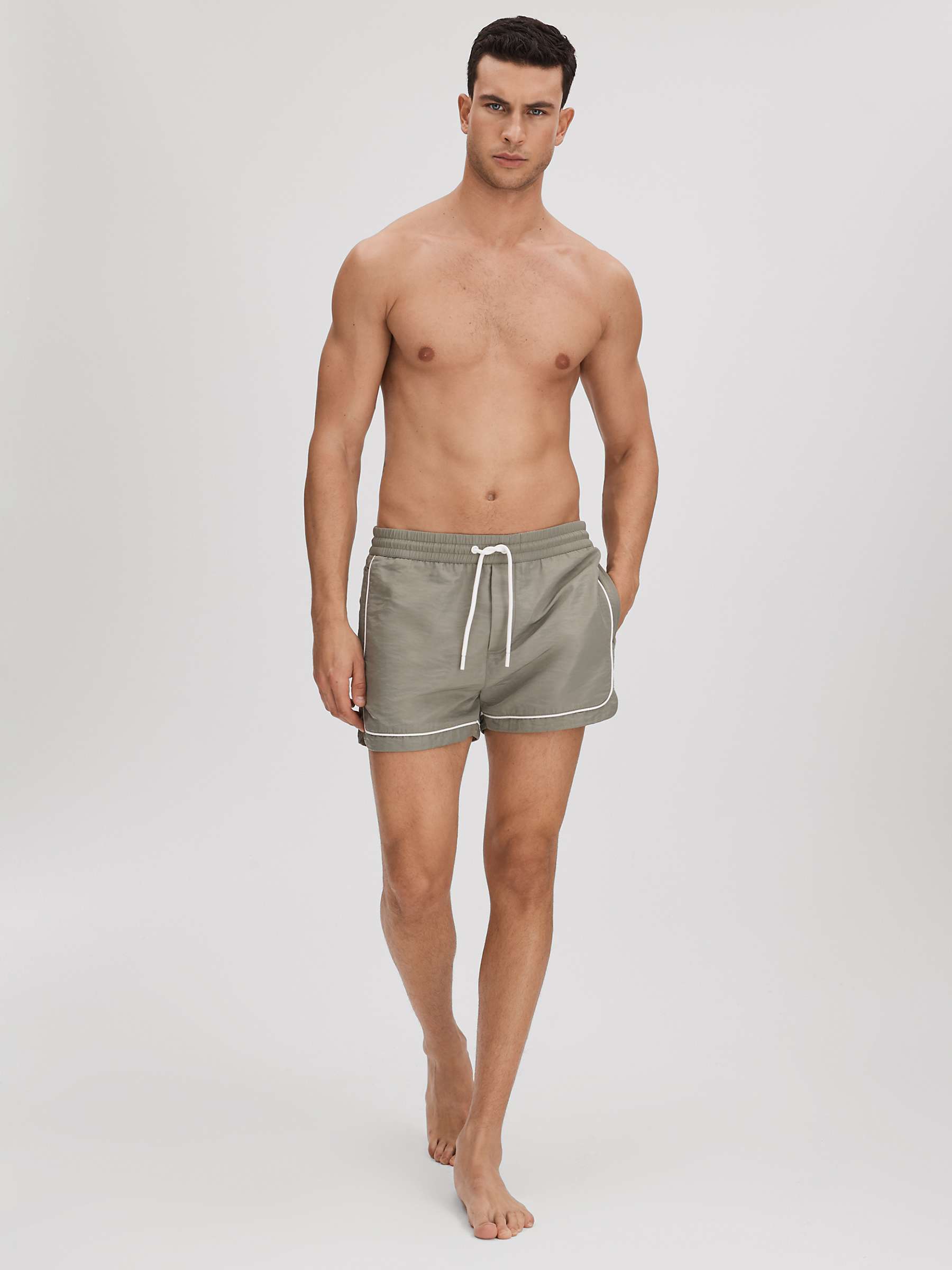 Buy Reiss Azure Drawstring Shorts, Pistachio Online at johnlewis.com
