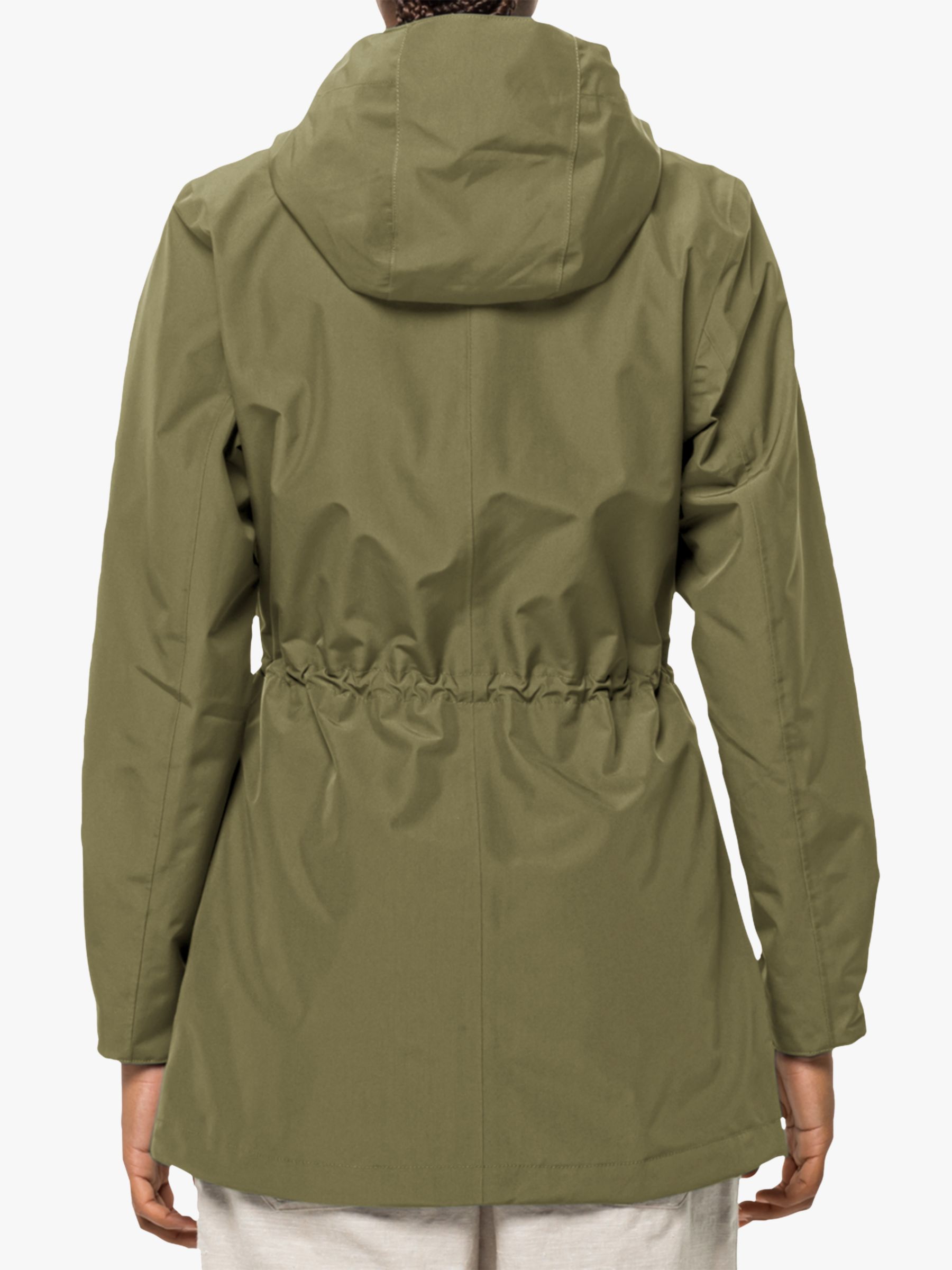 Buy Jack Wolfskin Dakar Parka Jacket, Green Online at johnlewis.com