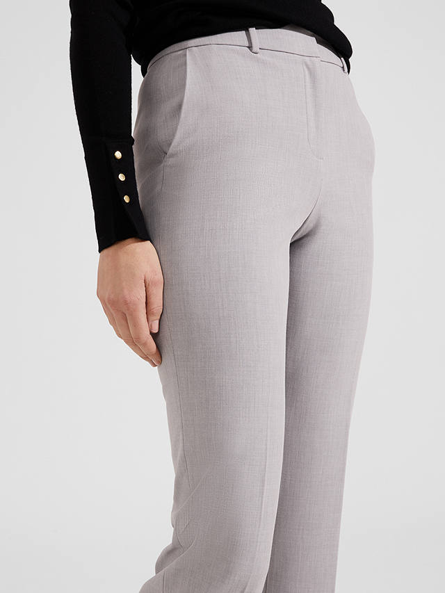 Hobbs Lauren Slim Fit Trousers, Pale Grey