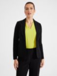 Hobbs Vanessa Crepe Blazer, Black