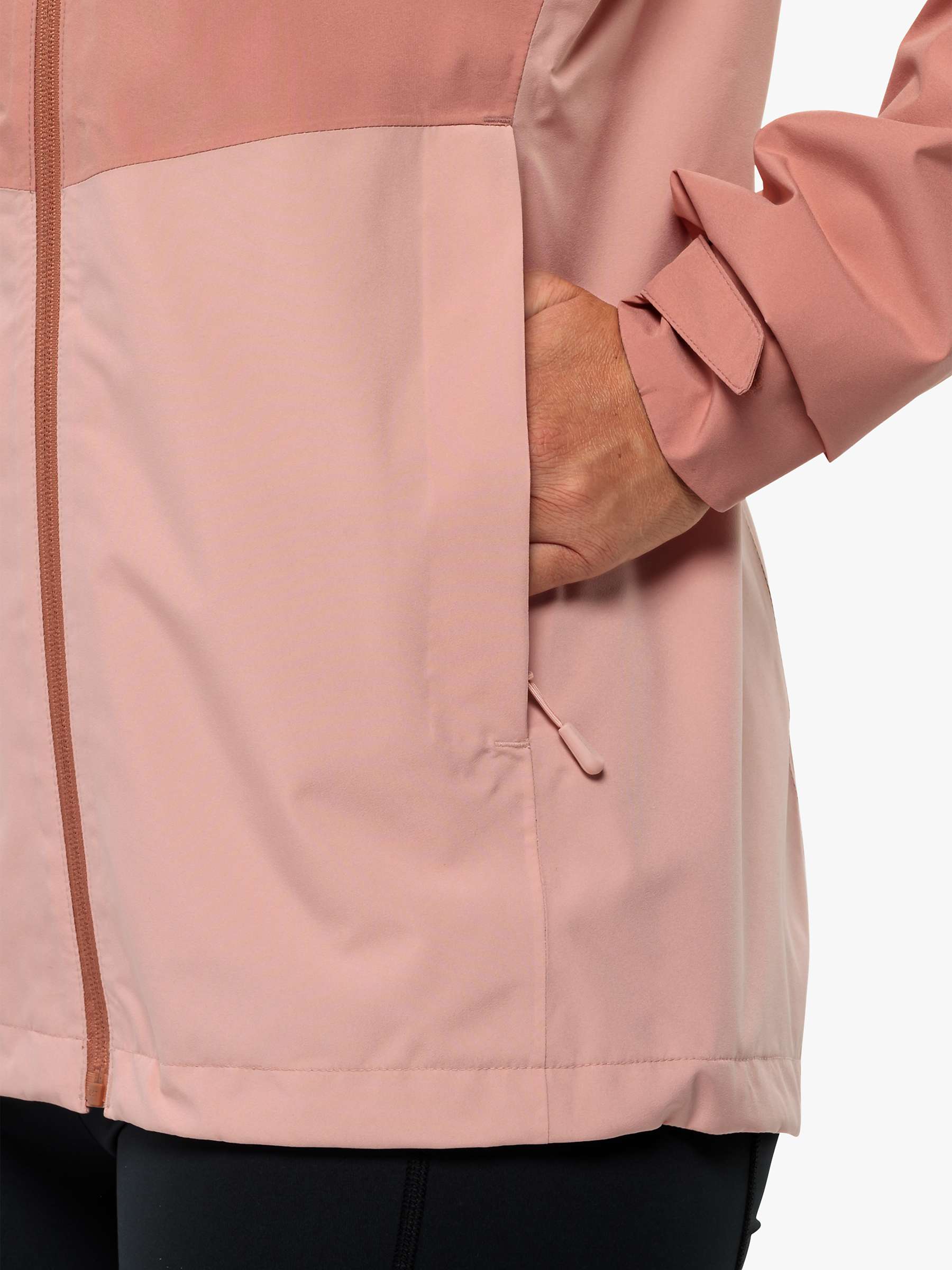 Buy Jack Wolfskin Weiltal 2 Layer Jacket, Pink Online at johnlewis.com