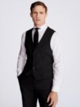 Moss Tailored Stretch Waistcoat, Black