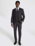 Moss Tailored Fit Check Performance Suit Jacket, Grey