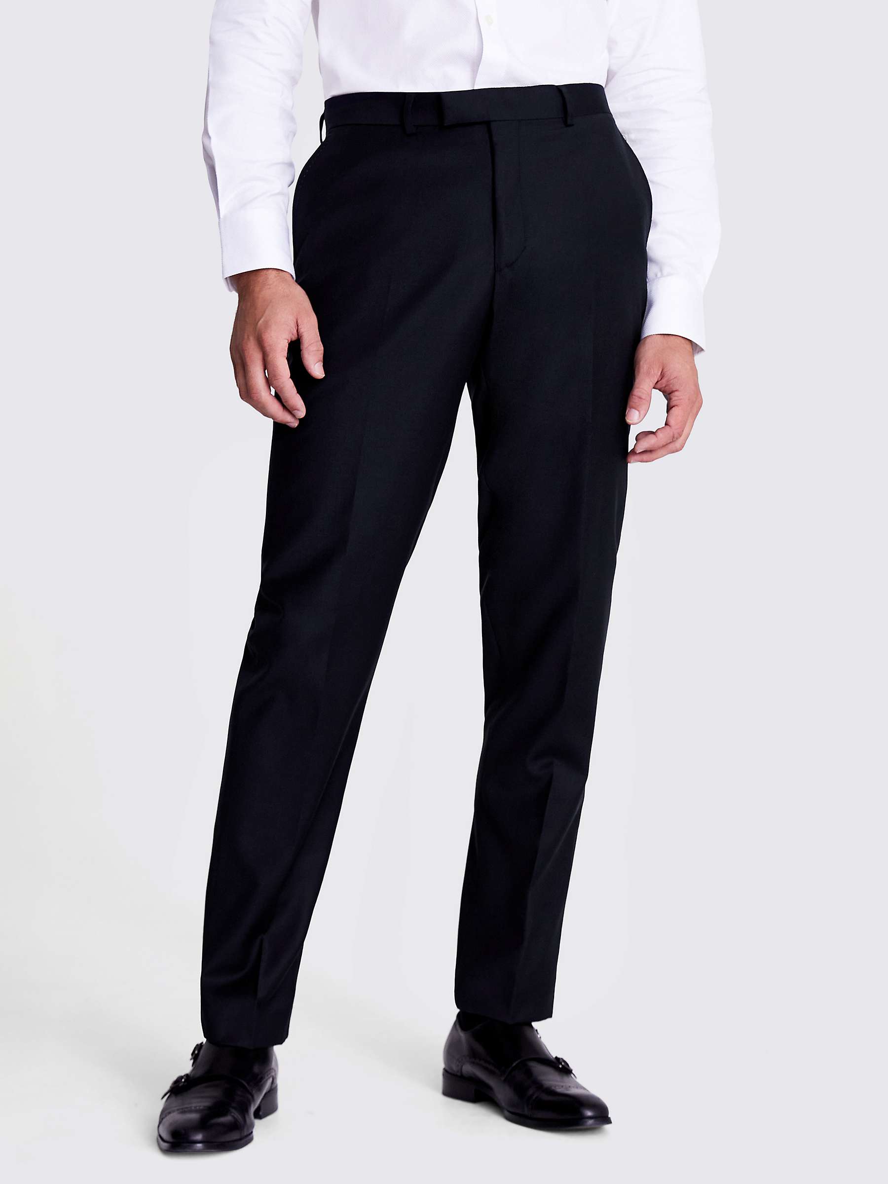 Buy Moss Regular Fit Wool Twill Trousers Online at johnlewis.com