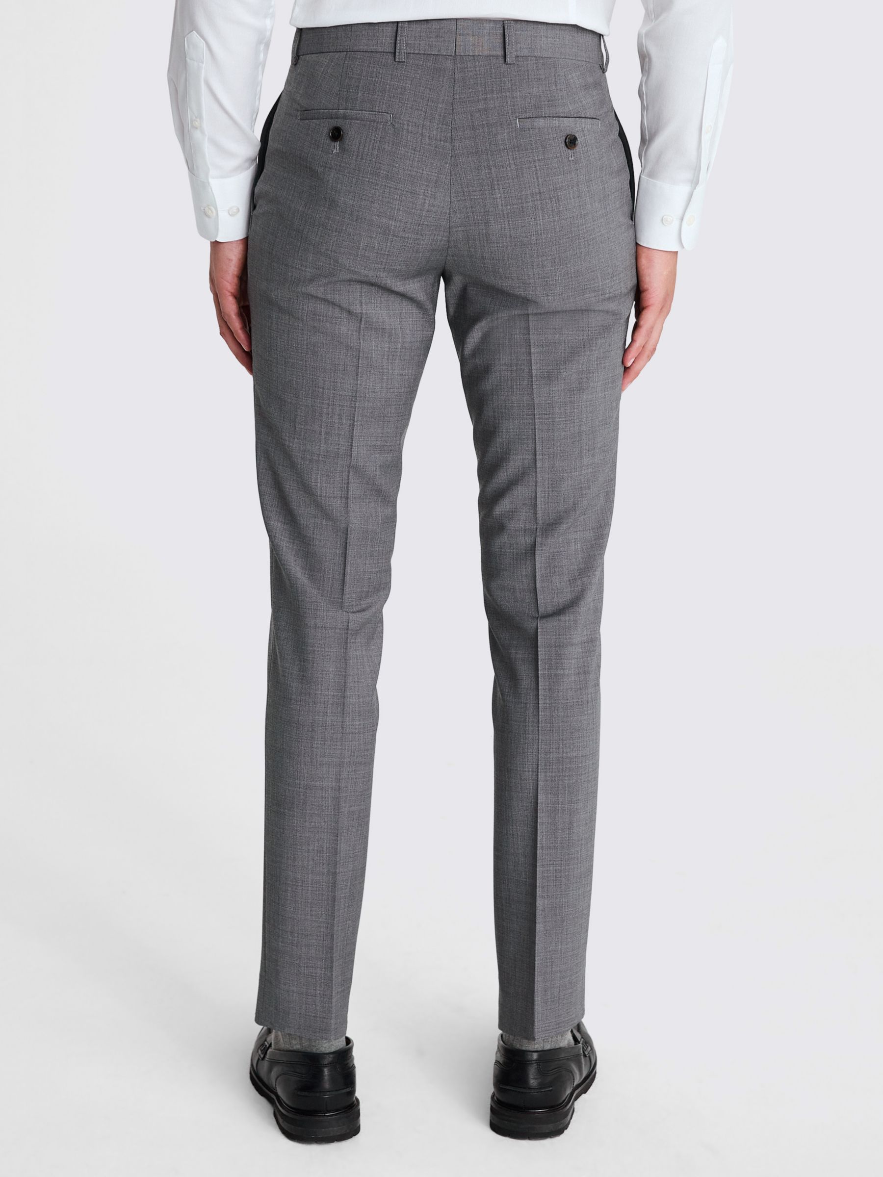 Buy Moss x DKNY Slim Fit Wool Blend Suit Trousers, Grey Online at johnlewis.com
