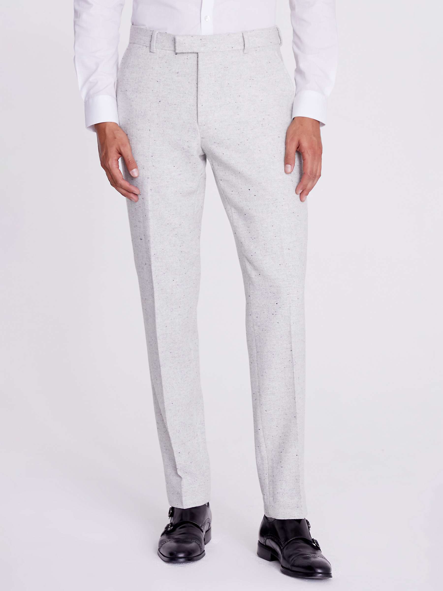 Buy Moss Slim Fit Wool Blend Donegal Suit Trousers Online at johnlewis.com
