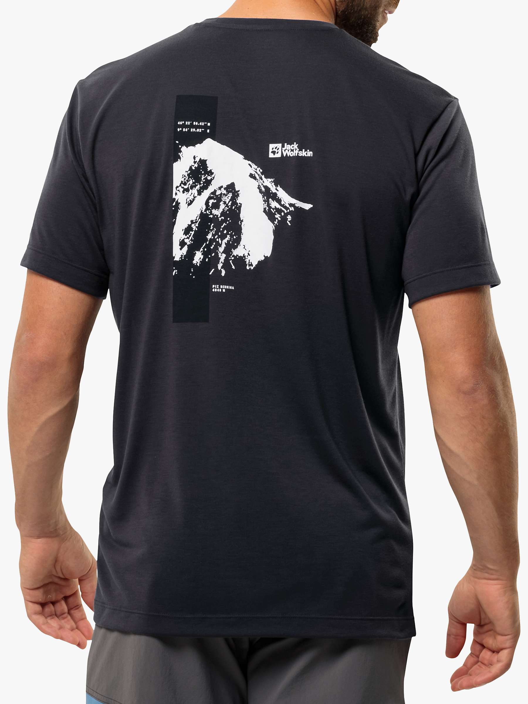 Buy Jack Wolfskin Vonnan T-Shirt, Phantom Online at johnlewis.com