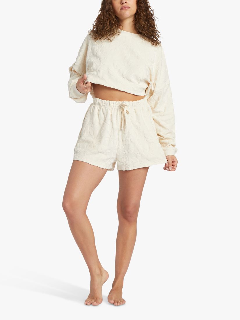 Buy Billabong Towelling Jacquard Shorts, White Cap Online at johnlewis.com