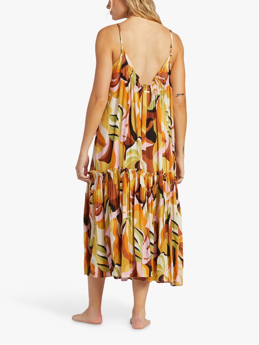 Billabong Sunflower Midi Beach Dress, Multi, XL