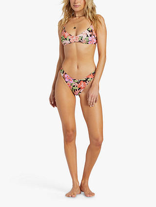 Billabong Sol Searcher Floral Print Bikini Top, Multi