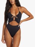 Billabong Sol Searcher Swimsuit, Black Pebble