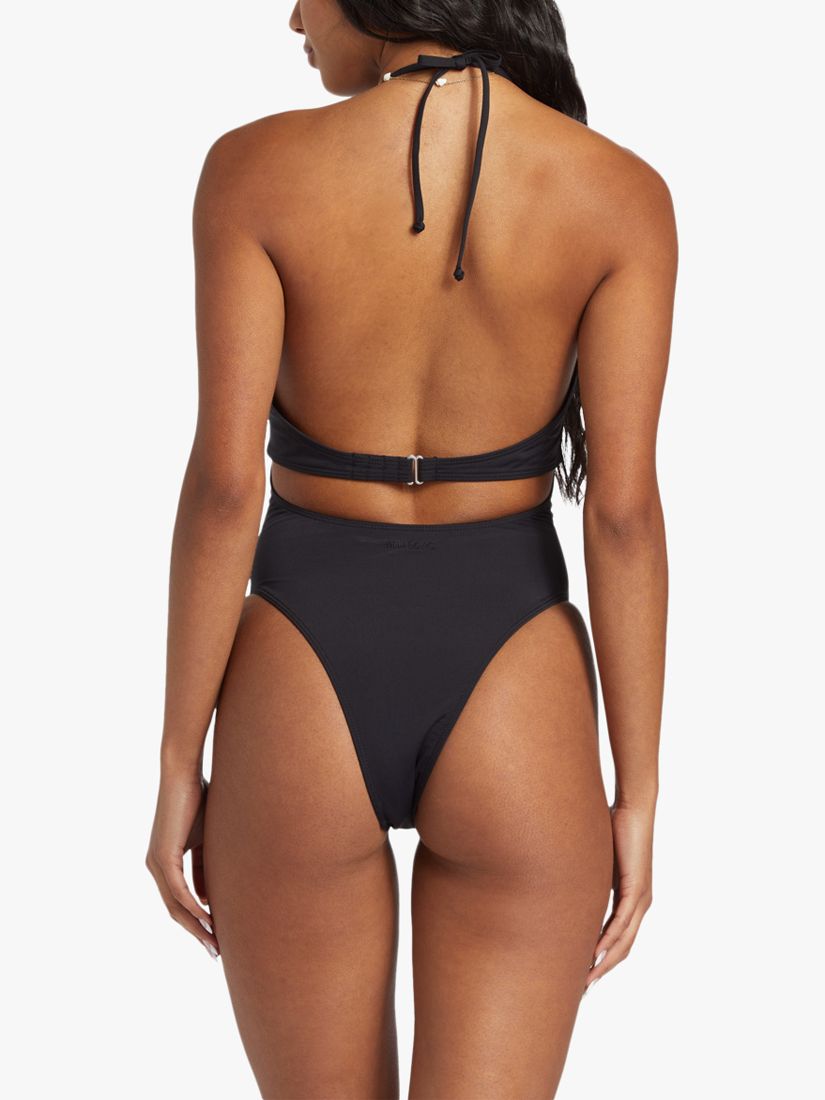Billabong Sol Searcher Swimsuit, Black Pebble, M
