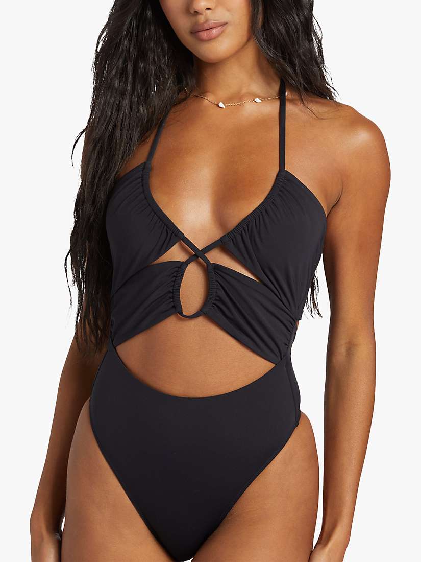 Buy Billabong Sol Searcher Swimsuit, Black Pebble Online at johnlewis.com