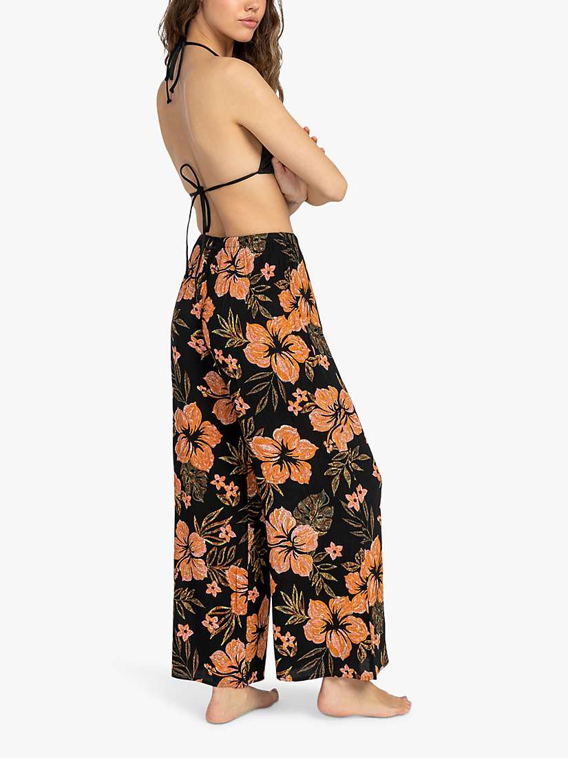 Buy Billabong Sprint Floral Print Beach Trousers, Black Sands Online at johnlewis.com
