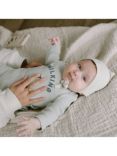 Claude & Co Baby Organic Cotton Milking It Bodysuit, Pistachio