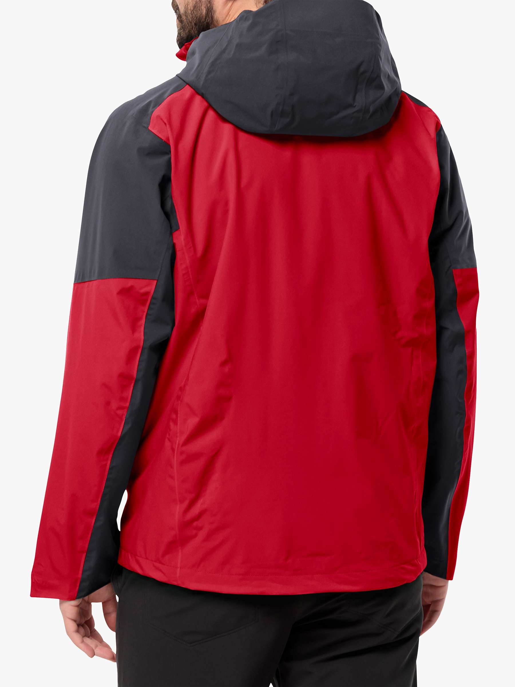 Buy Jack Wolfskin Eagle Peak 2 Layer Jacket, Red Online at johnlewis.com