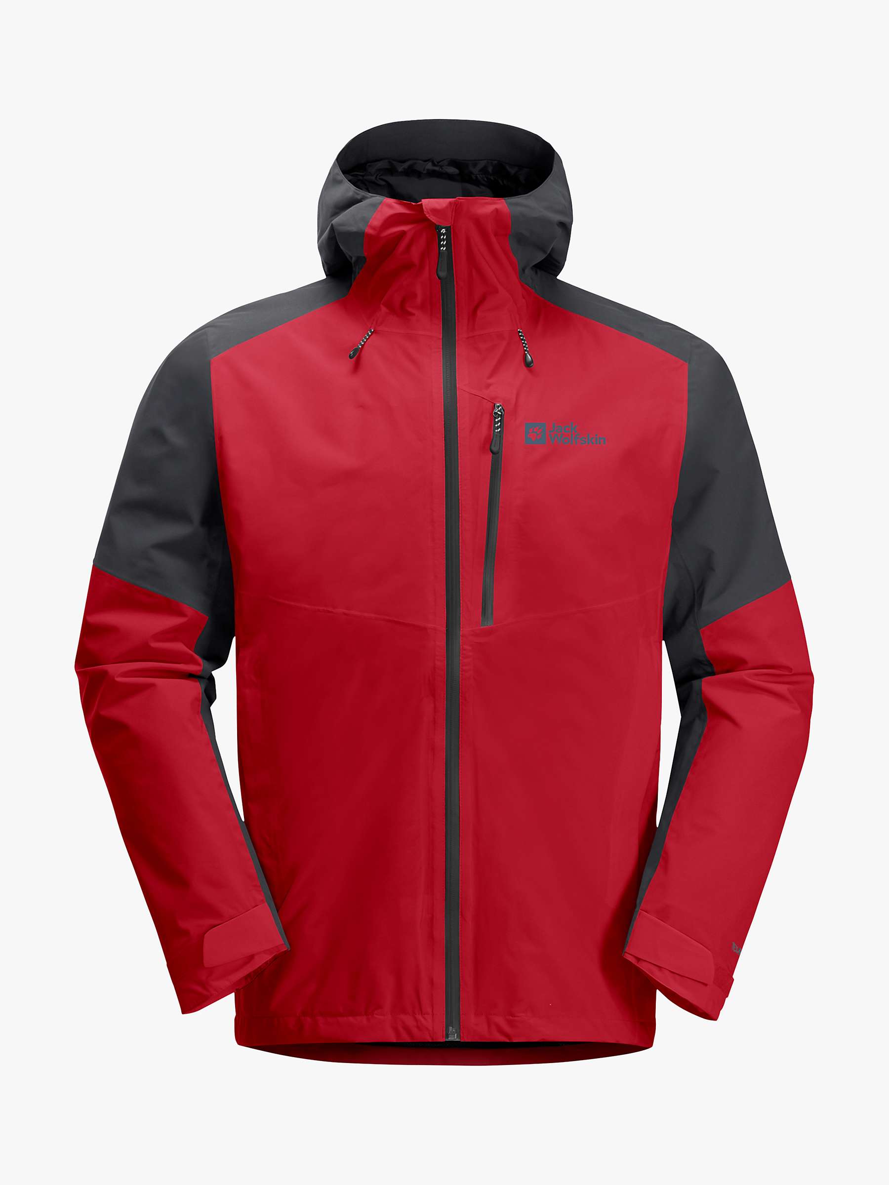 Buy Jack Wolfskin Eagle Peak 2 Layer Jacket, Red Online at johnlewis.com