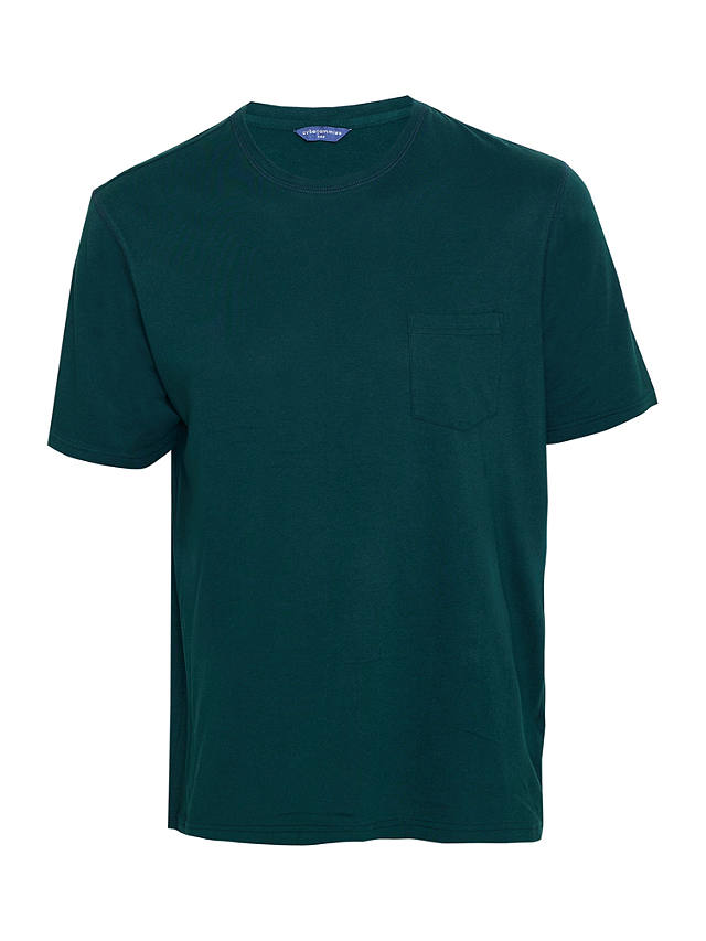 Cyberjammies Bodhi Short Sleeve Pyjama Top, Green
