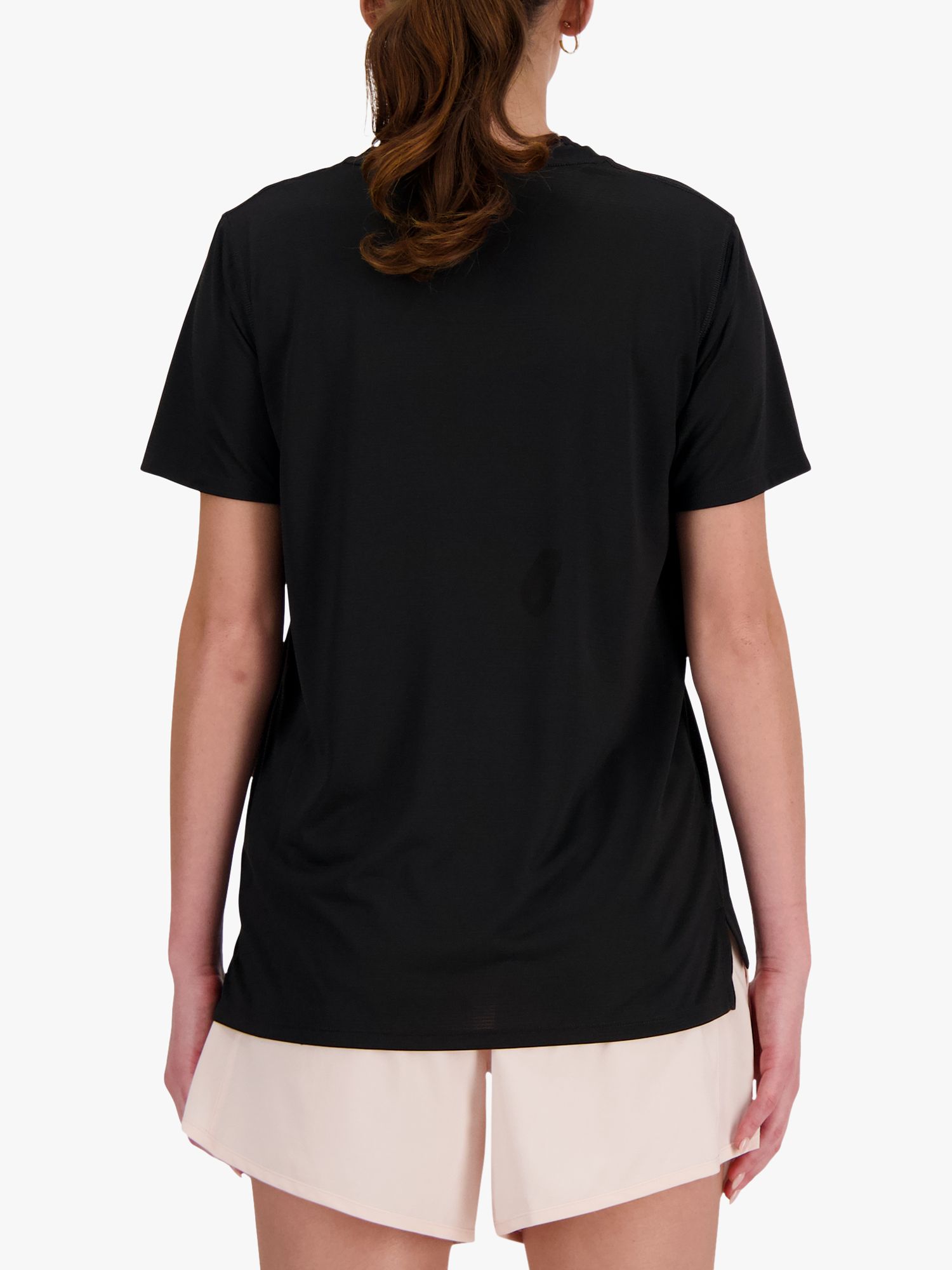 New Balance Essential Logo T-Shirt, Black, XS