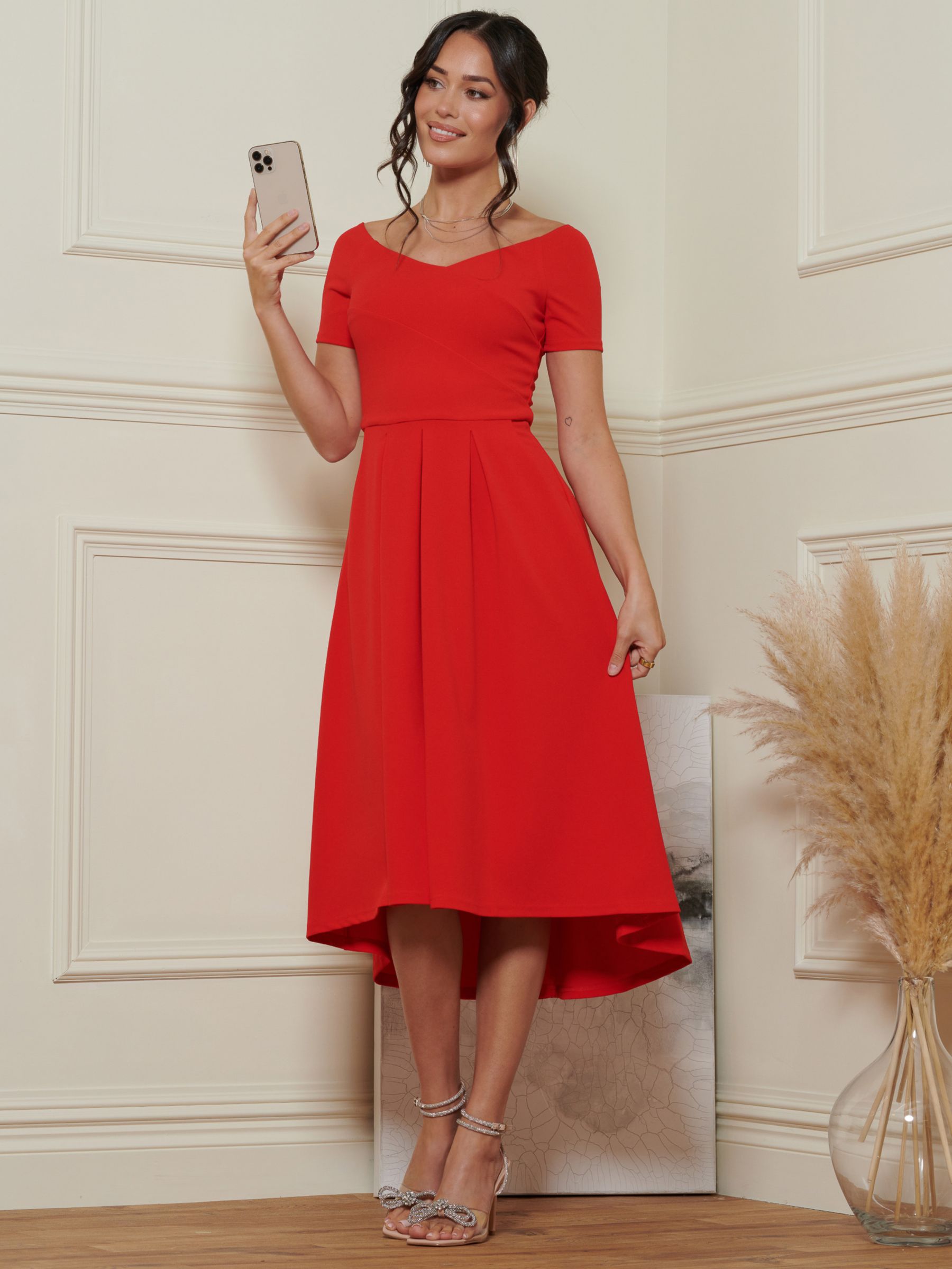 Buy Jolie Moi Lenora Fit and Flare Midi Dress Online at johnlewis.com