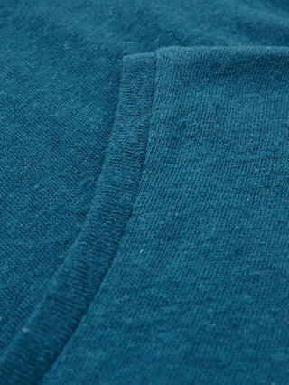 Celtic & Co. Linen & Organic Cotton Blend Tank Top, Deep Icelandic Blue