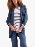 Celtic & Co. Organic Cotton Jersey Cardigan, Dark Navy