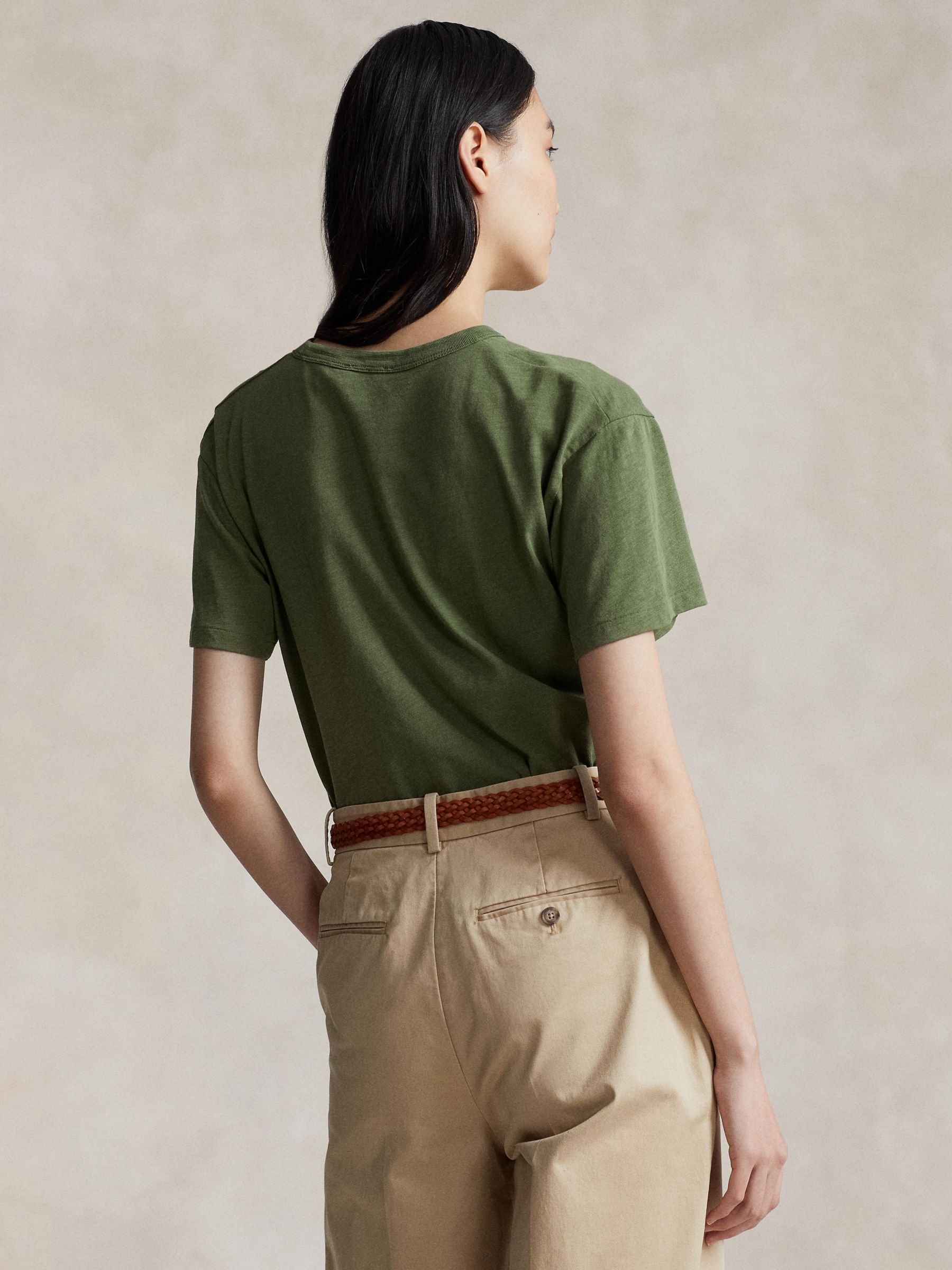 Polo Ralph Lauren Bear Graphic T-Shirt, Green, M